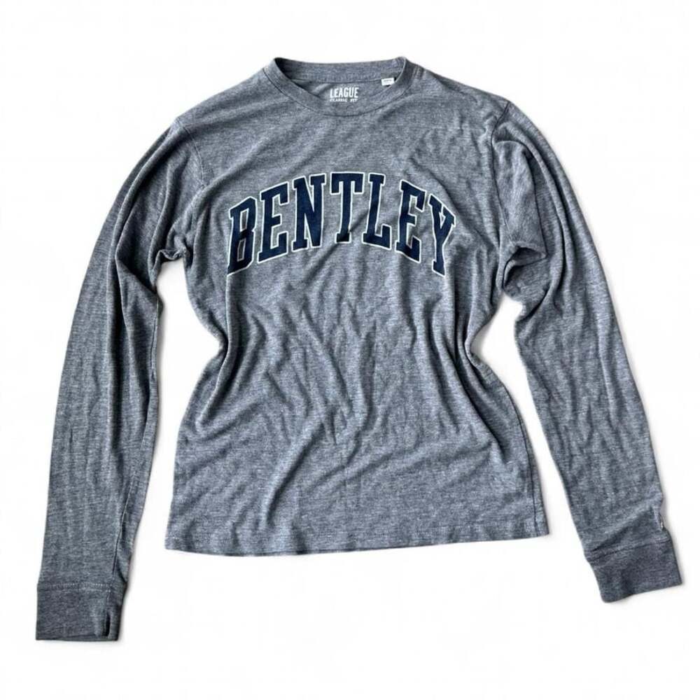 Y2K Bentley Grey Long Sleeve Tee – Size Small